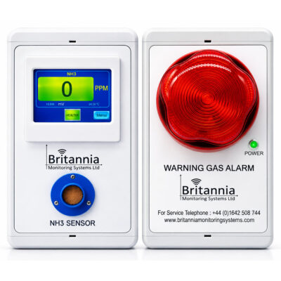 Britannia Wired Ammonia Monitor with Remote Alarm