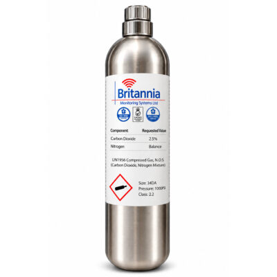 Britannia 2.5% Carbon Dioxide Calibration Gas